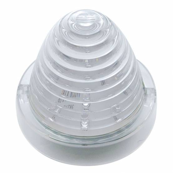 UNITED PACIFIC - UNITED PACIFIC - 38279 - LUZ DE CABINA ESTILO BEEHIVE TRUCK-LITE DE 13 LED - LED ÁMBAR/LENTE TRANSPARENTE