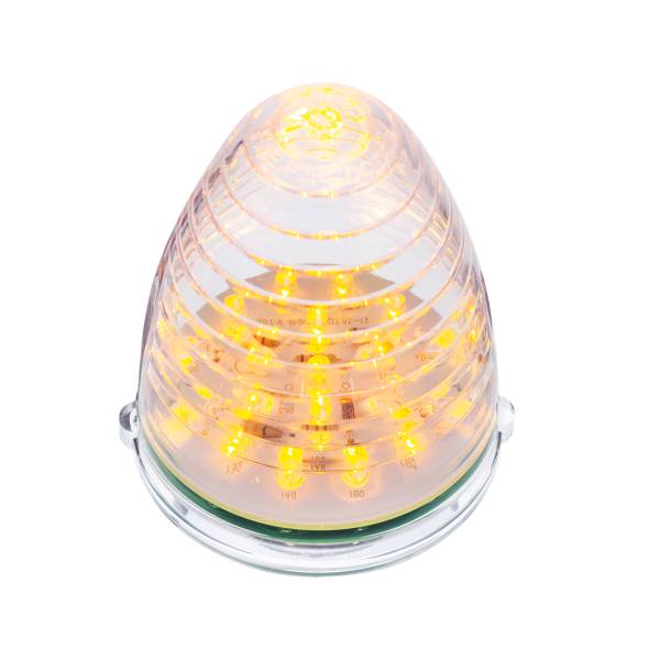 UNITED PACIFIC - UNITED PACIFIC - 38461 - LUZ DE CABINA BEEHIVE GRAKON 1000 DE 19 LED - LED ÁMBAR/LENTE TRANSPARENTE