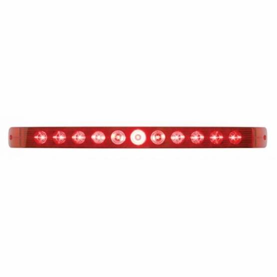 UNITED PACIFIC - UNITED PACIFIC - 38469B - BARRA DE LUCES DE 11 LED DE 17" SOLAMENTE (PARADA, GIRO Y TRASERA) - LED ROJO/LENTE ROJA (A GRANEL)