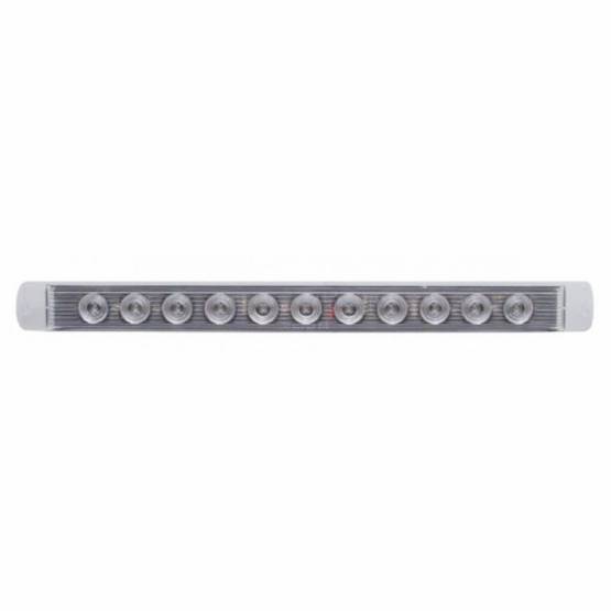 UNITED PACIFIC - UNITED PACIFIC - 38470 - BARRA DE LUCES DE 11 LED DE 17" SOLAMENTE (PARADA, GIRO Y TRASERA) - LED ROJO/LENTE TRANSPARENTE