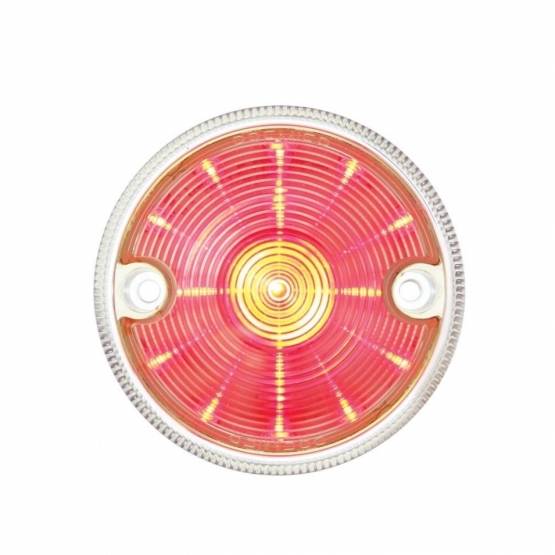 UNITED PACIFIC - UNITED PACIFIC - 38510 - LUZ SERIE 1 DE 15 LED DE 3" SÓLO PARA CARCASA DE LUZ DE DOBLE CARA - LED ROJO/LENTE TRANSPARENTE