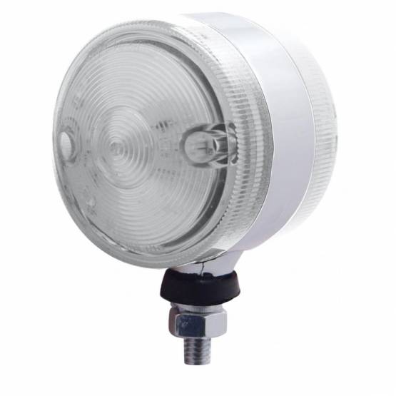 UNITED PACIFIC - UNITED PACIFIC - 38683 - LUZ DE DOBLE CARA DE 15 LED DE 3" - LED ÁMBAR Y ROJO/LENTE TRANSPARENTE