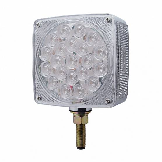 UNITED PACIFIC - UNITED PACIFIC - 38711 - LUZ DE SEÑAL DE GIRO DE DOBLE CARA DE 45 LED - LED ÁMBAR/LENTE TRANSPARENTE