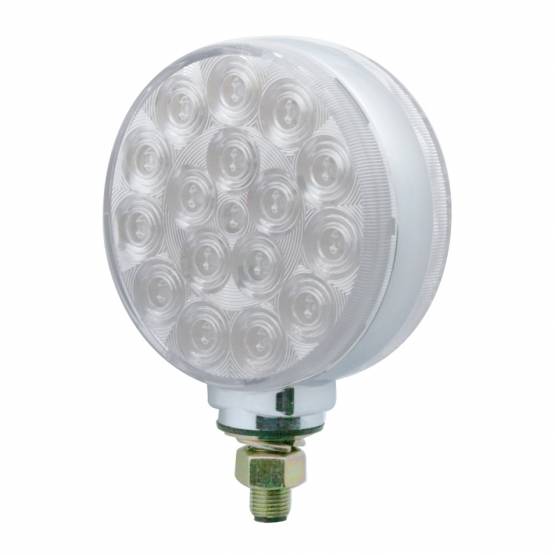 UNITED PACIFIC - UNITED PACIFIC - 38720 - LUZ DE SEÑAL DE GIRO DE DOBLE CARA REFLECTOR DE UN SOLO PERNO DE 34 LED - LED ÁMBAR Y ROJO / LENTE TRANSPARENTE