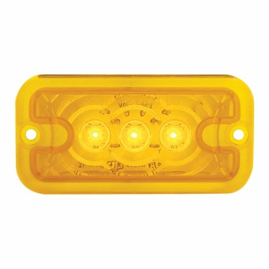 UNITED PACIFIC - UNITED PACIFIC - 38766 - LUZ DE BALIZAMIENTO DE 3 LED - LED ÁMBAR/LENTE ÁMBAR