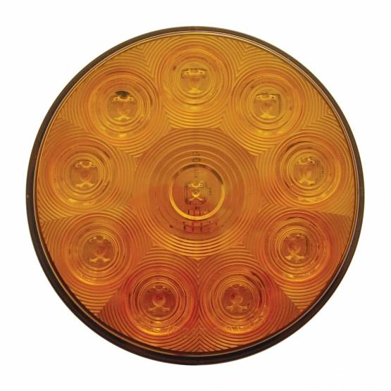 UNITED PACIFIC - UNITED PACIFIC - 38771 - LUZ DE SEÑAL DE GIRO DE 10 LED DE 4" - LED ÁMBAR/LENTE ÁMBAR