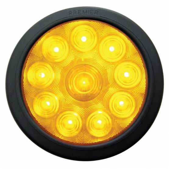 UNITED PACIFIC - UNITED PACIFIC - 38771BAK - KIT DE LUCES DE SEÑAL DE GIRO DE 10 LED DE 4" - LED ÁMBAR/LENTE ÁMBAR