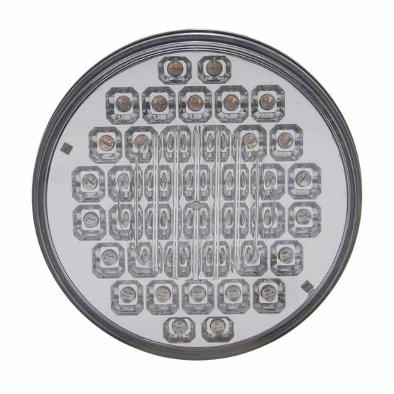 UNITED PACIFIC - UNITED PACIFIC - 38782 - LUZ REDONDA DE 40 LED DE 4" (PARADA, GIRO Y TRASERA) - LED ROJA/LENTE TRANSPARENTE