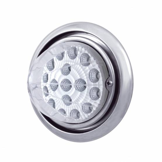 UNITED PACIFIC - UNITED PACIFIC - 39147 - LUZ DE PARACHOQUES DELANTERO CON LUZ REFLECTORA DE 17 LED ÁMBAR PARA FREIGHTLINER COLUMBIA - LENTE TRANSPARENTE