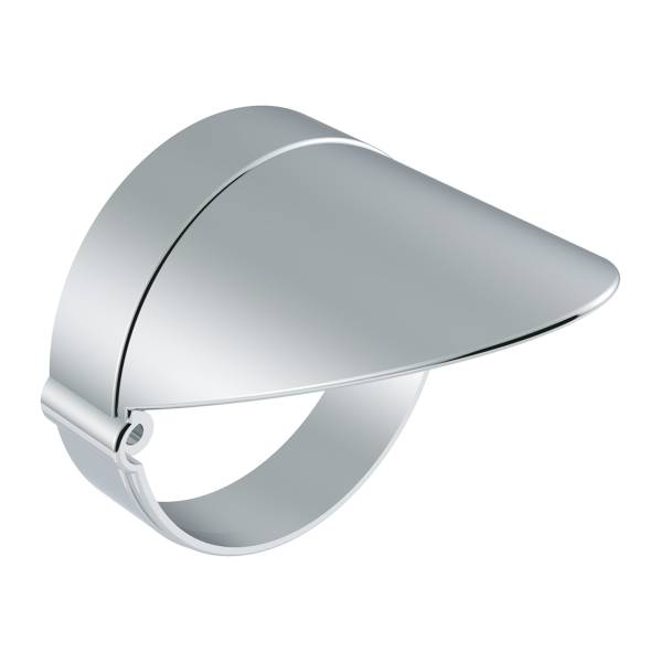UNITED PACIFIC - UNITED PACIFIC - 39208B - BASE EMPOTRADA DE LUZ LED CROMADA CON VISERA PARA LUCES ESTILO GRAKON 1000 (A GRANEL)