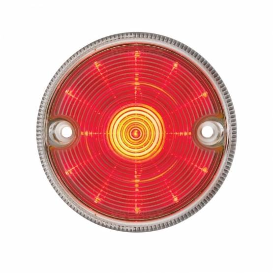 UNITED PACIFIC - UNITED PACIFIC - 39331 - 15 LUZ LED 3" SERIE 2 SÓLO PARA CARCASA DE LUZ DE DOBLE CARA - LED ROJO/LENTE TRANSPARENTE
