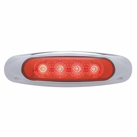 UNITED PACIFIC - UNITED PACIFIC - 39399 - LUZ REFLECTORA DE 4 LED (LIQUIDACIÓN/MARCADOR) - LED ROJO/LENTE ROJA
