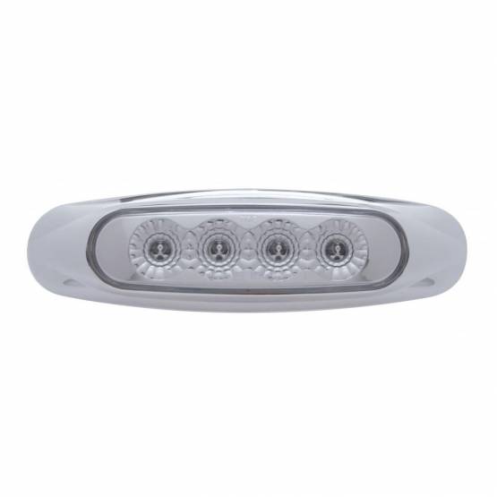UNITED PACIFIC - UNITED PACIFIC - 39400B - LUZ REFLECTORA DE 4 LED (LIQUIDACIÓN/MARCADOR) - LED ÁMBAR/LENTE TRANSPARENTE (A GRANEL)