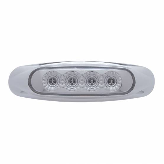UNITED PACIFIC - UNITED PACIFIC - 39401 - LUZ REFLECTORA DE 4 LED (LIQUIDACIÓN/MARCADOR) - LED ROJO/LENTE TRANSPARENTE
