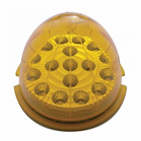 UNITED PACIFIC - UNITED PACIFIC - 39447 - LUZ DE CABINA REFLECTORA DE SANDÍA DE 17 LED - LED ÁMBAR/LENTE ÁMBAR
