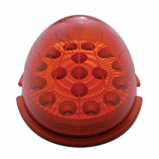 UNITED PACIFIC - UNITED PACIFIC - 39448 - LUZ DE CABINA REFLECTORA DE SANDÍA DE 17 LED - LED ROJO / LENTE ROJA