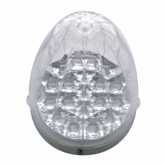 UNITED PACIFIC - UNITED PACIFIC - 39458 - LUZ DE CABINA ESTILO GRAKON 1000 REFLECTOR DE 19 LED - LED ÁMBAR/LENTE TRANSPARENTE