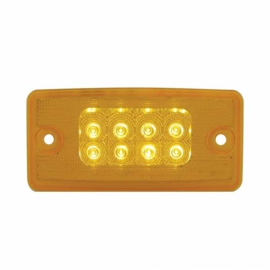 UNITED PACIFIC - UNITED PACIFIC - 39486 - LUZ DE CABINA REFLECTORA DE 8 LED PARA FREIGHTLINER CENTURY (1996-2011) Y COLUMBIA (2001-2017) - LED ÁMBAR/LENTE ÁMBAR