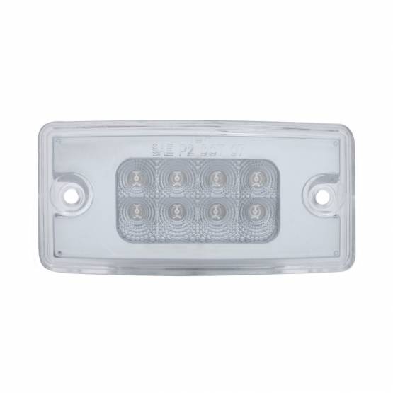 UNITED PACIFIC - UNITED PACIFIC - 39487 - LUZ DE CABINA REFLECTORA DE 8 LED PARA FREIGHTLINER CENTURY (1996-2011) Y COLUMBIA (2001-2017) - LED ÁMBAR/LENTE TRANSPARENTE