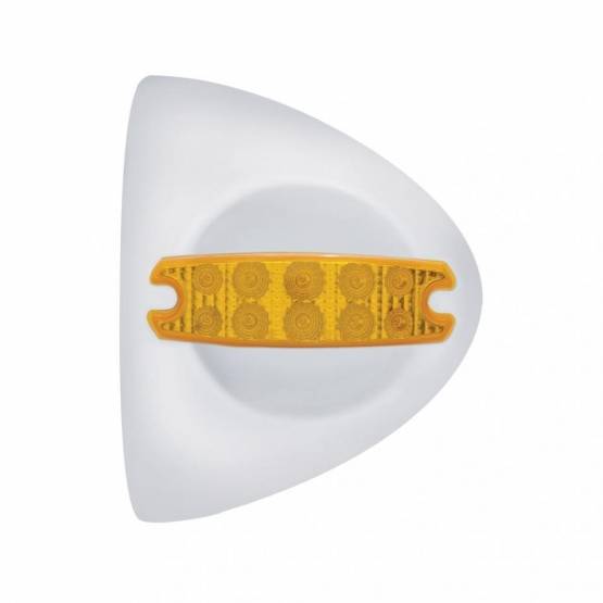 UNITED PACIFIC - UNITED PACIFIC - 39508 - CUBIERTA DE LUZ DE SEÑAL DE GIRO DEL FARO REFLECTOR DE 10 LED - LED ÁMBAR/LEENTE ÁMBAR