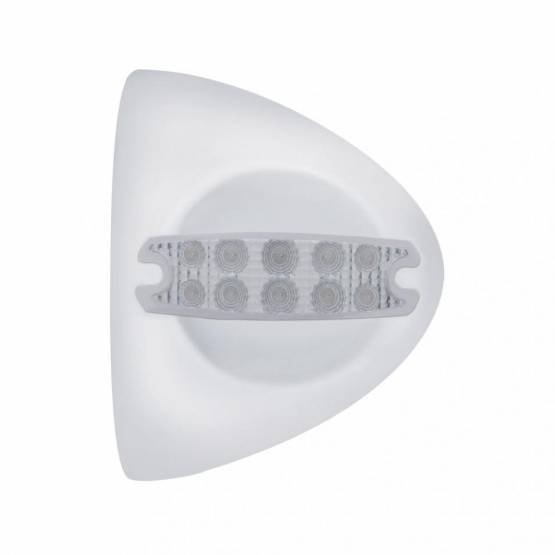 UNITED PACIFIC - UNITED PACIFIC - 39509 - CUBIERTA DE LUZ DE SEÑAL DE GIRO DEL FARO REFLECTOR DE 10 LED - LED ÁMBAR/LENTE TRANSPARENTE