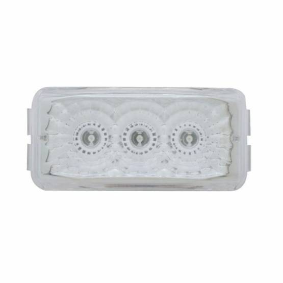 UNITED PACIFIC - UNITED PACIFIC - 39526 - LUZ REFLECTORA DE 3 LED (LIQUIDACIÓN/MARCADOR) - LED ROJO/LENTE TRANSPARENTE