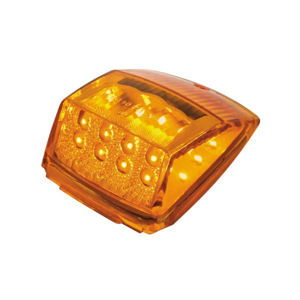 UNITED PACIFIC - UNITED PACIFIC - 39527 - LUZ DE CABINA CUADRADA CON REFLECTOR DE 17 LED - LED ÁMBAR/LENTE ÁMBAR