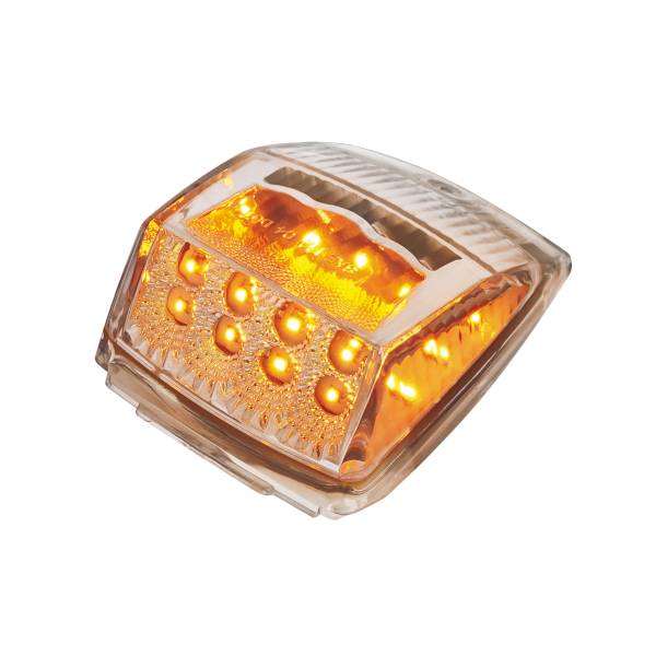 UNITED PACIFIC - UNITED PACIFIC - 39528 - LUZ DE CABINA CUADRADA CON REFLECTOR DE 17 LED - LED ÁMBAR/LENTE TRANSPARENTE