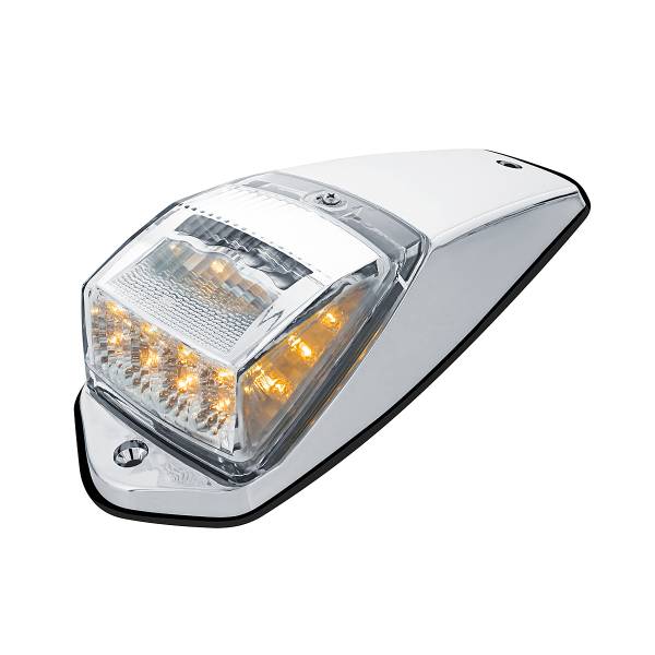 UNITED PACIFIC - UNITED PACIFIC - 39530 - KIT DE LUZ DE CABINA ESTILO GRAKON 5000 CON REFLECTOR DE 17 LED - LED ÁMBAR/LENTE TRANSPARENTE
