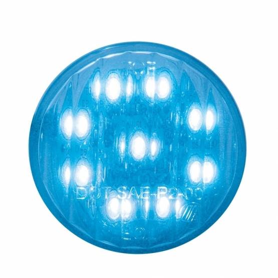 UNITED PACIFIC - UNITED PACIFIC - 39583B - LUZ AUXILIAR DE 9 LED DE 2" - LED AZUL/LENTE TRANSPARENTE (A GRANEL)