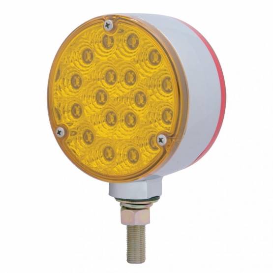 UNITED PACIFIC - UNITED PACIFIC - 39600 - LUZ DE SEÑAL DE GIRO DE DOBLE CARA REFLECTOR DE 36 LED - LED ÁMBAR Y ROJO / LENTE ÁMBAR Y ROJA