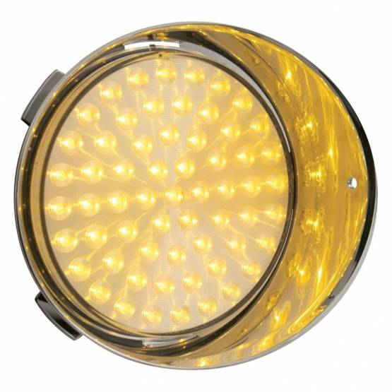 UNITED PACIFIC - UNITED PACIFIC - 39641 - LUZ DE CONDUCCIÓN DIURNA FREIGHTLINER DE 61 LED (PASAJERO) - LED ÁMBAR/LENTE TRANSPARENTE