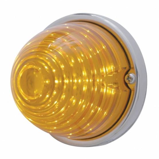 UNITED PACIFIC - UNITED PACIFIC - 39672 - KIT DE MONTAJE EMPOTRADO BEEHIVE DE 17 LED CON BISEL DE PERFIL BAJO - LED ÁMBAR/LENTE ÁMBAR