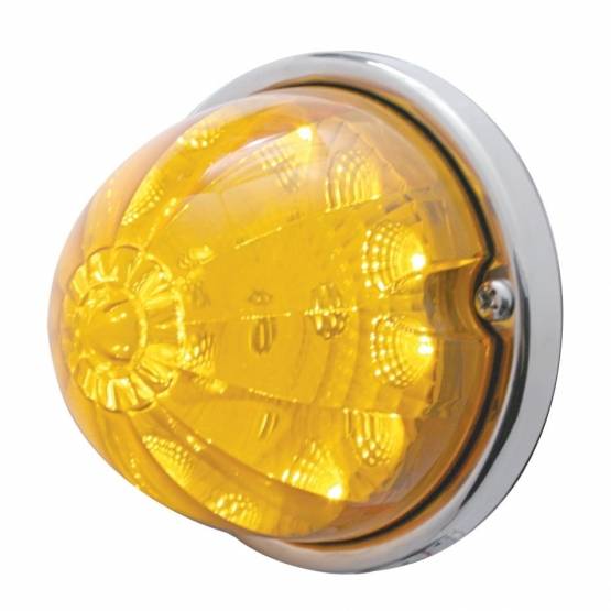 UNITED PACIFIC - UNITED PACIFIC - 39676 - KIT DE MONTAJE EMPOTRADO DE SANDÍA CON REFLECTOR DE 17 LED CON BISEL DE PERFIL BAJO - LED ÁMBAR/LEENTE ÁMBAR