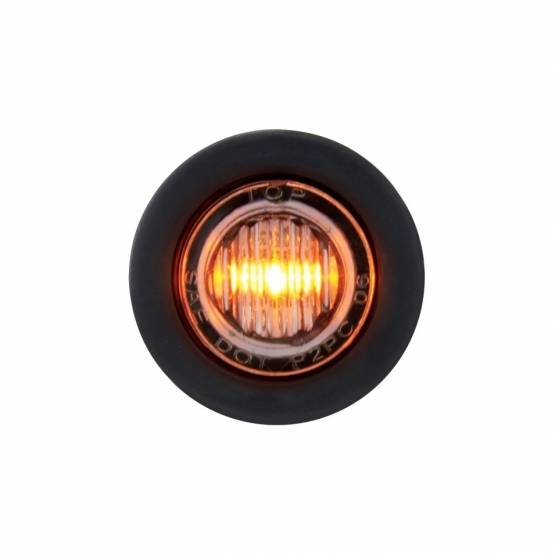 UNITED PACIFIC - UNITED PACIFIC - 39769 - MINI LUZ DE 3 LED DE 3/4" (LIQUIDACIÓN/MARCADOR) - LED ÁMBAR/LENTE TRANSPARENTE
