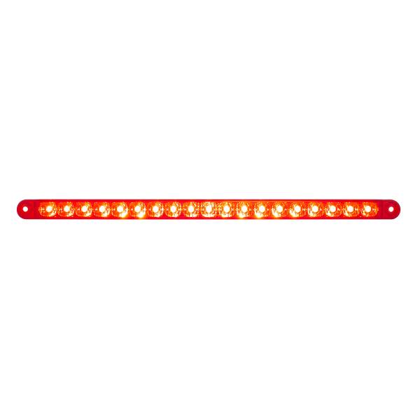 UNITED PACIFIC - UNITED PACIFIC - 39774B - BARRA DE LUCES REFLECTORAS DE 19 LED DE 12" (PARADA, GIRO Y TRASERA) - LED ROJO/LENTE ROJA (A GRANEL)