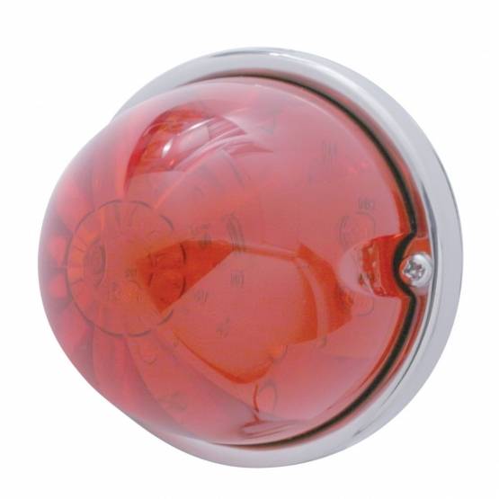 UNITED PACIFIC - UNITED PACIFIC - 39783 - KIT DE MONTAJE EMPOTRADO DE SANDÍA DE DOBLE FUNCIÓN DE 17 LED CON BISEL DE PERFIL BAJO - LED ROJO/LENTE ROJA