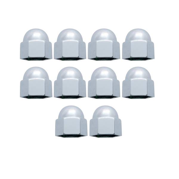UNITED PACIFIC - UNITED PACIFIC - 10025-10 - COPA DE TUERCA UNITED PACIFIC ENTRADA 7/16" X 5/8" ALTO HEXAGONAL PUNTA REDONDA PAQUETE 10 CROMADO
