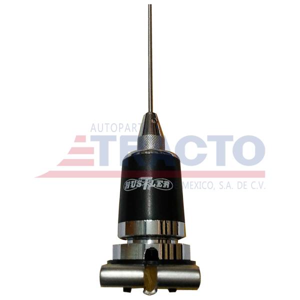GENERICA - GENERICA-CAR0040-ANTENA CB CHICOTERA HUSTLE DE ACERO INOXIDABLE