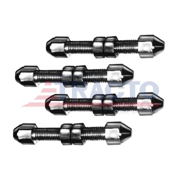 GENERICA - GENERICA-DACN7420-KIT DE TORNILLOS PARA DEFENSA DELANTERA 8 PIEZAS CROMADA