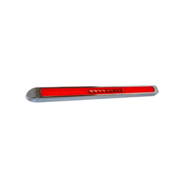 ATM - ATM - 1026AH - PLAFON BARRA ATM 39 LEDS AMBAR 13 1/4" X 1" X 3/4" HALO BISEL CROMADO 12-24V