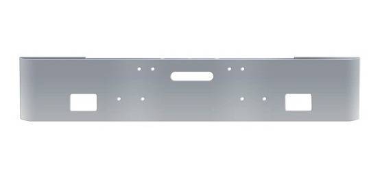 EXFLEX - EXFLEX-DRAN7548-F-DEFENSA RECTANGULAR FREIGHTLINER CLASSIC 18" ACERO CROMADO