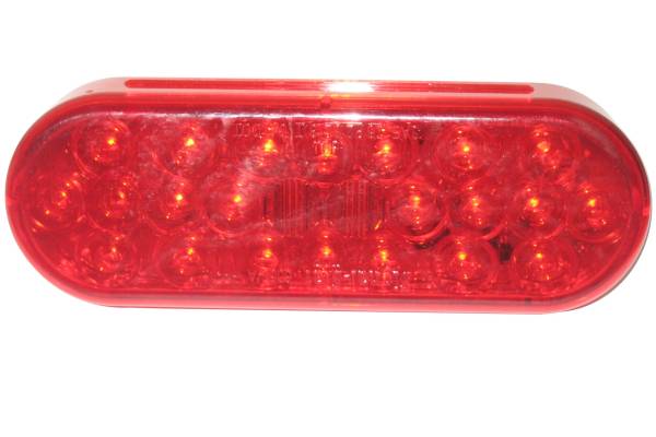 TRUCK LITE - TRUCK LITE - PPI0956 - LUZ OVALADA 24 LEDS ROJA S.STAT 6050