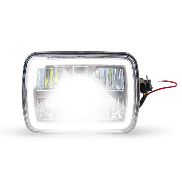 GENERICA - GENERICA-PFN1760-UNIDAD RECTANGULAR CHICA 15 LEDS ALTA/BAJA KENWORTH T800 / T600 PRENDE COMPLETA
