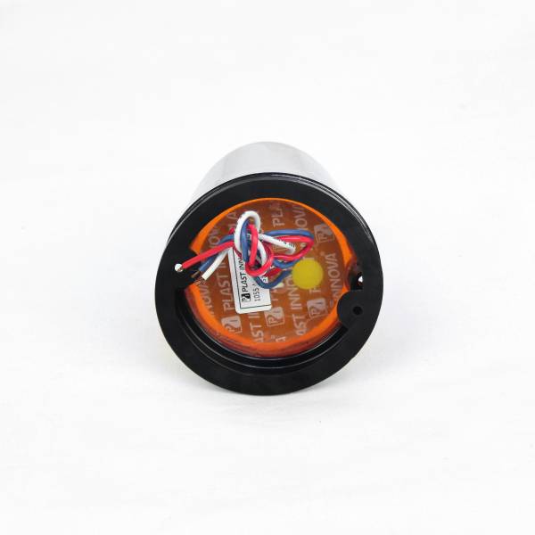 ATM - ATM - 1055CAV - PLAFON ATM 9 LEDS AMBAR REPUESTO DE ZEPELIN REONDO 10.4 X 8.9 CM VICERA CROMADA 12-24V