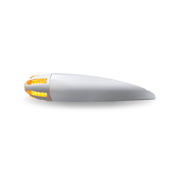 TRUX - TRUX - TLED-FX81 - ZEPELIN TRUX 46 LEDS AMBAR/AZUL TIPO BALA 16 1/4" X 3 1/2" BISEL CROMADO