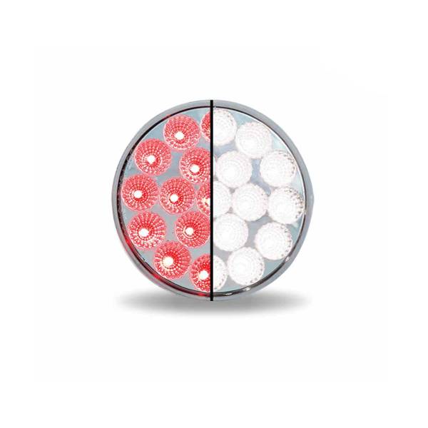 TRUX - TRUX - TLED-4X40 - PLAFON TRUX 19 LEDS ROJO MICA CLARA REDONDO 4" 12V