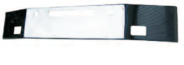 ATM - ATM - DT8N0865 - DEFENSA ATM KENWORTH T800 CORTE RECTANGULAR 2003 ANTERIOR SIN FAROS ACERO CROMADO
