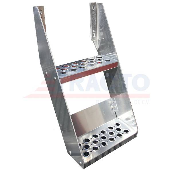 ALTTEC - ALTTEC - 5AX0314 - ESCALERA PARA QUINTA RUEDA ALUMINIO PELDAÑOS DE ACERO INOXIDABLE