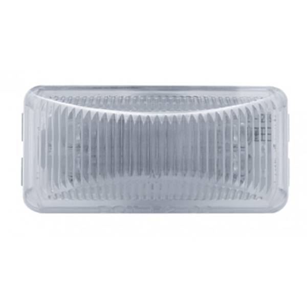 UNITED PACIFIC - UNITED PACIFIC - 38634B - PLAFON RECTANGULAR CHICO MICA CLARA LUZ AMBAR 6 LEDS
